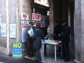 Protesta contro Snam a Sulmona