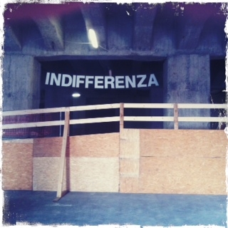 L'ingresso del Memoriale della Shoah