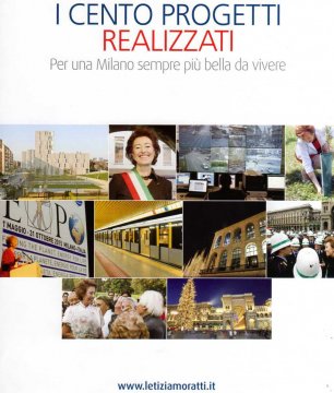 il libro fotografico elettorale di Letizia Moratti