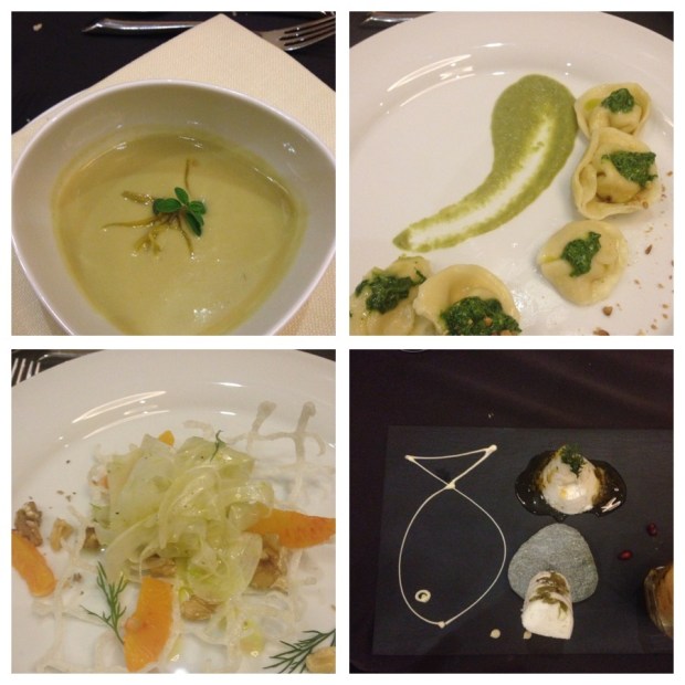 La cena Veg al Canneto