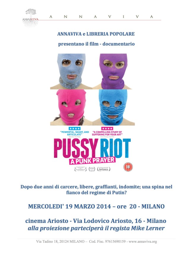 Pussy Riot Milano