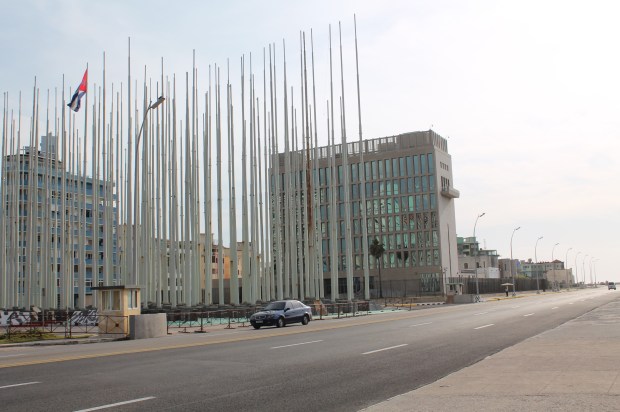 L'ambasciata degli Stati Uniti a L'Avana